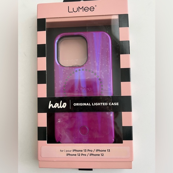 NIB LuMee Halo Light Up Selfie Case for Apple iPhone  Hot Pink Voltage - Picture 8 of 11